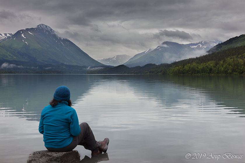 Alone, on a cloudy day